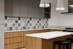 Fototapeta: Wzór imitacji mozaikowych płytek