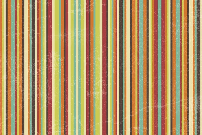 Fototapeta: Wzór w kolorowe vintage paski