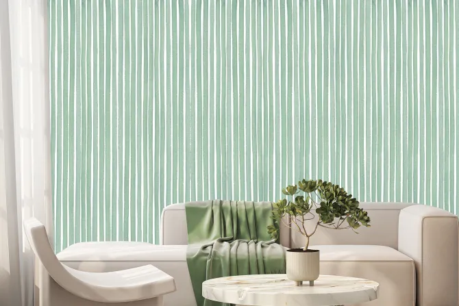 Fototapeta: Wzór w paski do pokoju dziecięcego