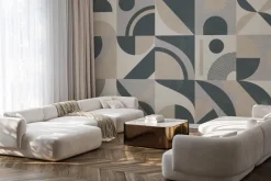 Fototapeta: Wzór z geometrycznymi kształtami