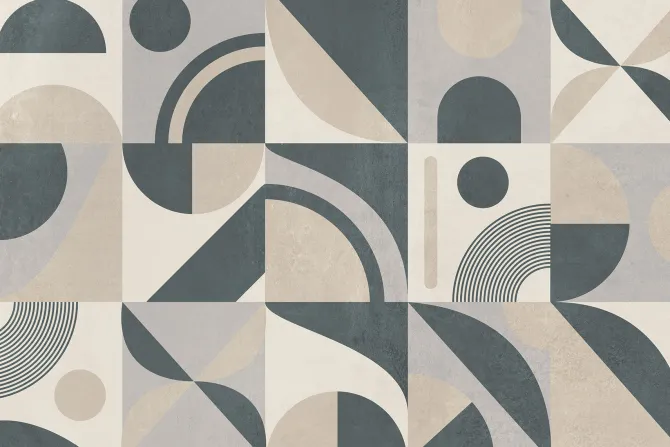 Fototapeta: Wzór z geometrycznymi kształtami