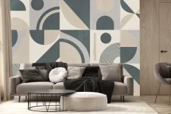 Fototapeta: Wzór z geometrycznymi kształtami