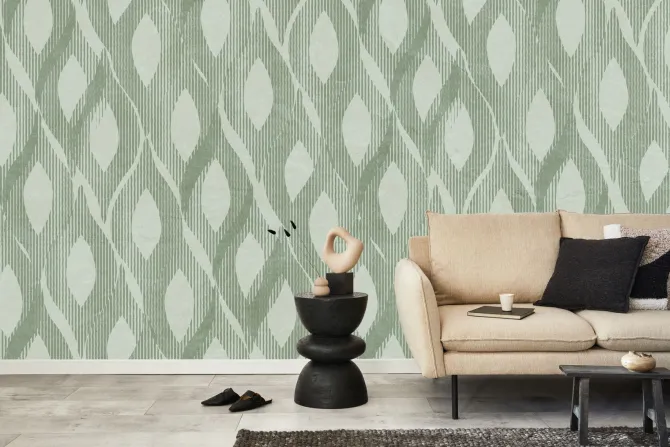 Fototapeta: Wzór z łukowymi liniam