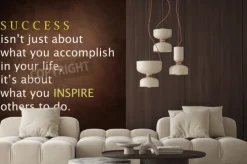 Fototapeta: Życie cytat. inspiracja motywacja cytat na brązowym tle grunge.