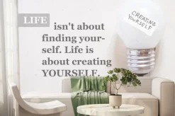 Fototapeta: Życie nie polega na znalezieniu się. życie jest o tworzeniu yourse