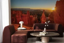 Fototapeta: Zachód słońca wśród pustynnych skał