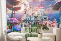 Fototapeta: Zamek księżniczki w bajkowej krainie