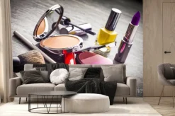 Fototapeta: Zestaw kosmetyków do makijażu