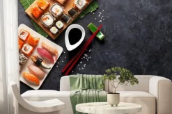 Fototapeta: Zestaw sushi i maki