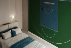 Fototapeta: Zielone boisko do koszykówki