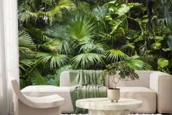 Fototapeta: Zielone liście palmowe tropikalna dżungla