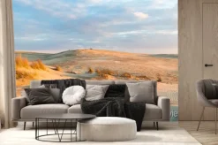 Fototapeta: Zmierzch nad majestatycznymi diunami przy dżokeja grani stanu