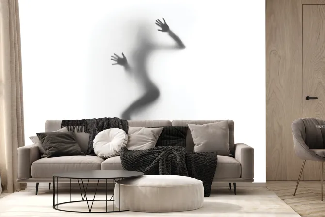 Fototapeta: Zmysłowa postać kobiety w tańcu