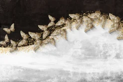 Fototapeta: Złote motyle 3d