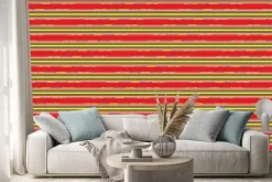 Naklejka: Абстрактный разноцветный фон с полосами.