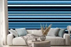 Naklejka: Абстрактный разноцветный фон с полосами.