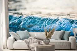 Naklejka: ビ ー チ に 打 ち 寄 せ る 波, リ ラ ッ ク ス