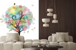 Naklejka: Abstract decorative tree