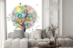 Naklejka: Abstract decorative tree