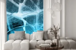 Naklejka: Abstract frozen ice background