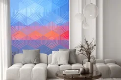 Naklejka: Abstract tło geometryczne