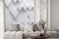 Naklejka: Abstrakcyjna mozaika w romby 3d