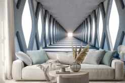 Naklejka: Abstrakcyjna struktura 3d