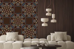 Naklejka: Abstrakcyjne bez szwu kolorowe etniczne wzór. bezszwowe tło