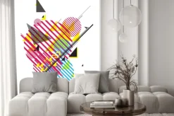 Naklejka: Abstrakcyjne geometryczne tle