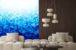 Naklejka: Abstrakcyjne tło z sześciokątów