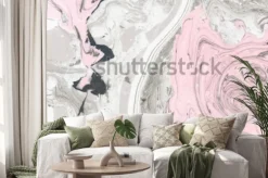 Naklejka: Abstrakcyjne tło. tekstury marmuru atramentu.