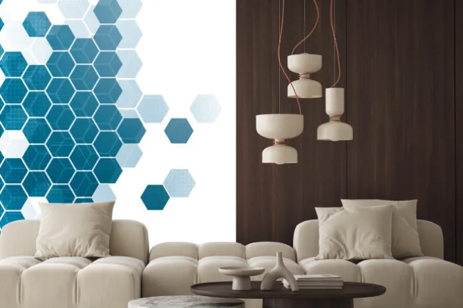 Naklejka: Abstrakcyjne tło tech