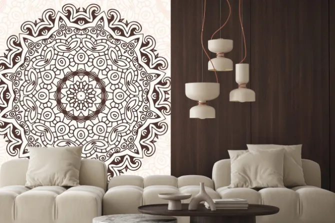 Naklejka: Abstrakcyjny element projektu.