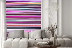 Naklejka: Abstrakcyjny wzór na paski tekstury słojów drewna