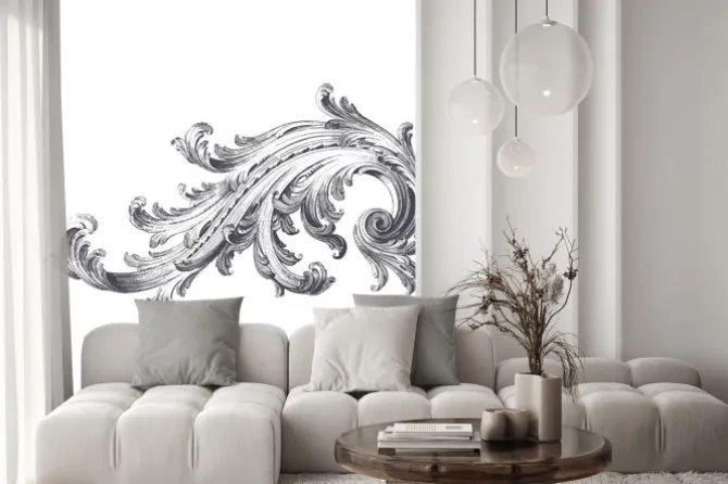 Naklejka: Acanthus scroll