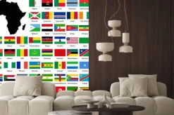 Naklejka: African flags