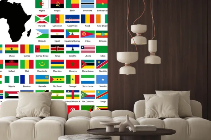 Naklejka: African flags