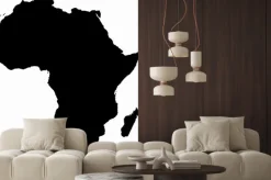 Naklejka: Afryka mapa