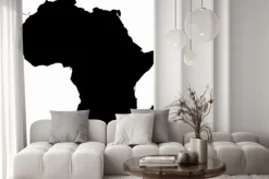 Naklejka: Afryka mapa