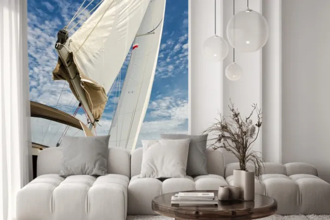 Naklejka: Żaglówka