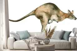 Naklejka: Akwarela australijski kangur