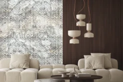 Naklejka: Akwarela zygzakowaty wzór szewronu nowoczesny