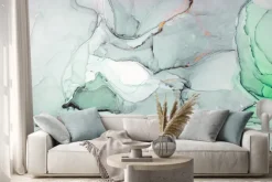 Naklejka: Akwarelowa abstrakcja w pastelowej tonacji