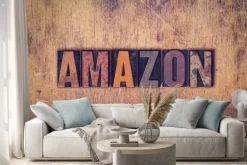 Naklejka: Amazon concept drewniane prasą rodzaj