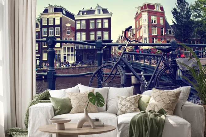 Naklejka: Amsterdam, holandia