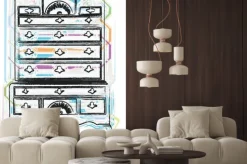 Naklejka: Antique ilustracji szafka