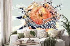 Naklejka: Apple faling i rozpryskiwania do wody