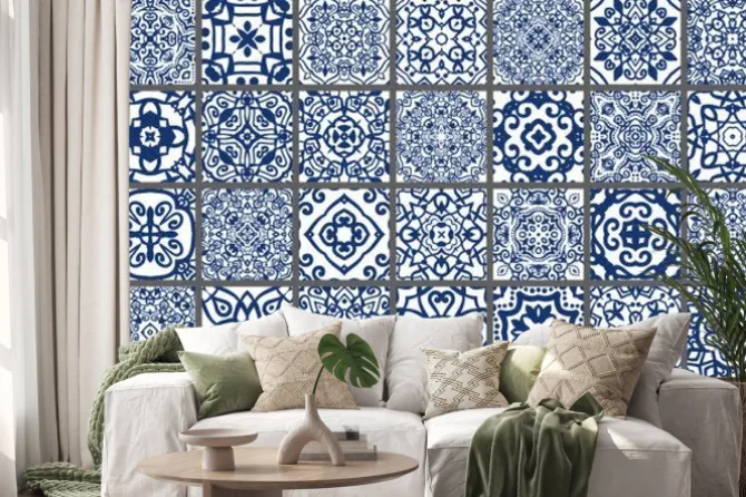 Naklejka: Arabskie płytki dekoracyjne