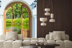 Naklejka: Arch drzwi otwarte staw