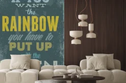 Naklejka: Archiwalne ilustracji typografii wektora z grunge skutki. może